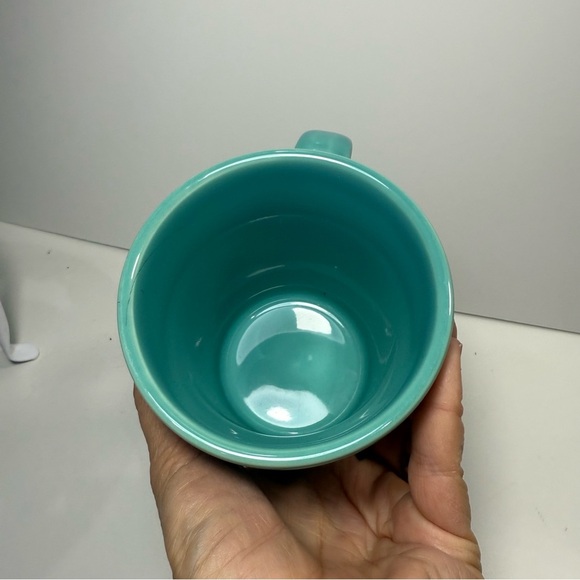 Fiesta 15 oz Turquoise Tapered Ceramic Mug - Picture 4 of 4
